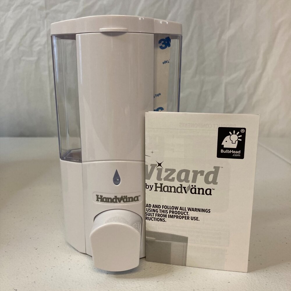 NEW Soap/Sanitizer Dispenser - 3M Stick-On or Screw-On - Handvana - 14944